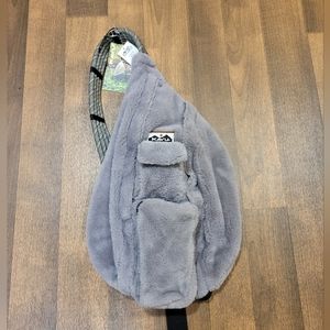 KAVU Rope Fleece Backpack - Crossbody Shoulder Messenger Bag